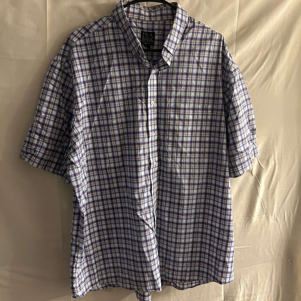 New XL Jos. A. Banks Button Front MENS SHIRT #1752*13
